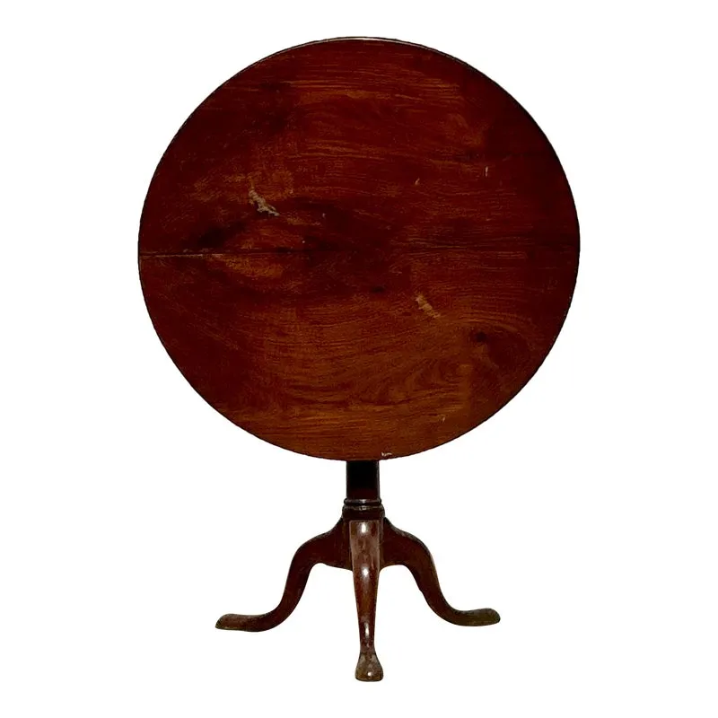 Vintage Regency Bookmatched Tilt Top Table — additional photo 1