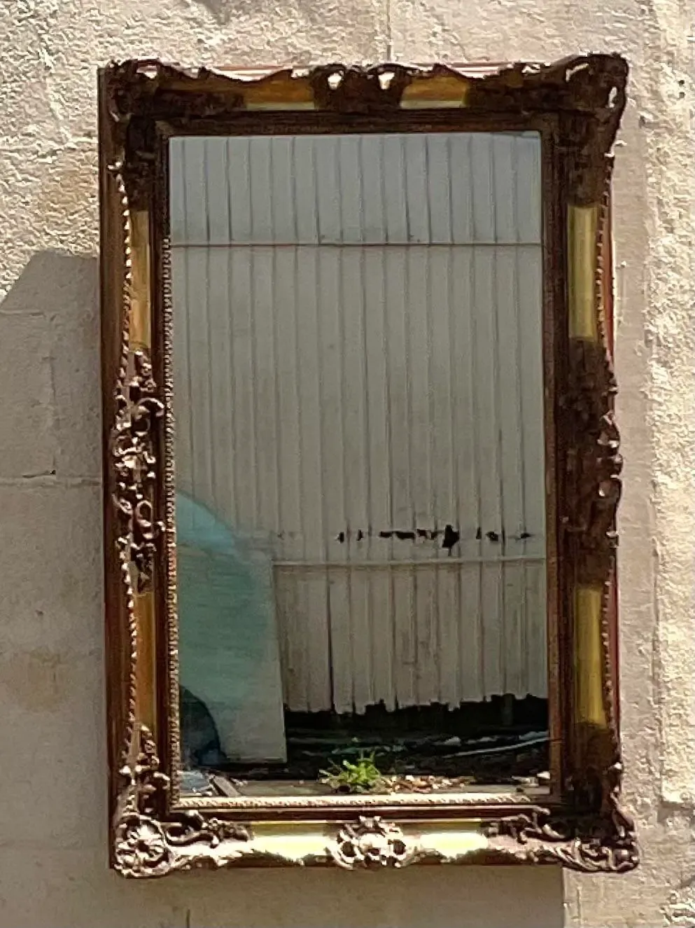 Vintage Regency Carved Gilt Mirror - Mirrored Glass, 24W x 37.5H — additional photo 2