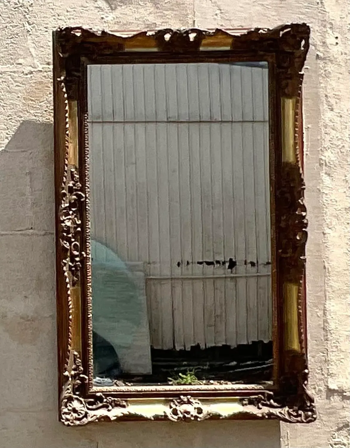 Vintage Regency Carved Gilt Mirror - Mirrored Glass, 24W x 37.5H — additional photo 4