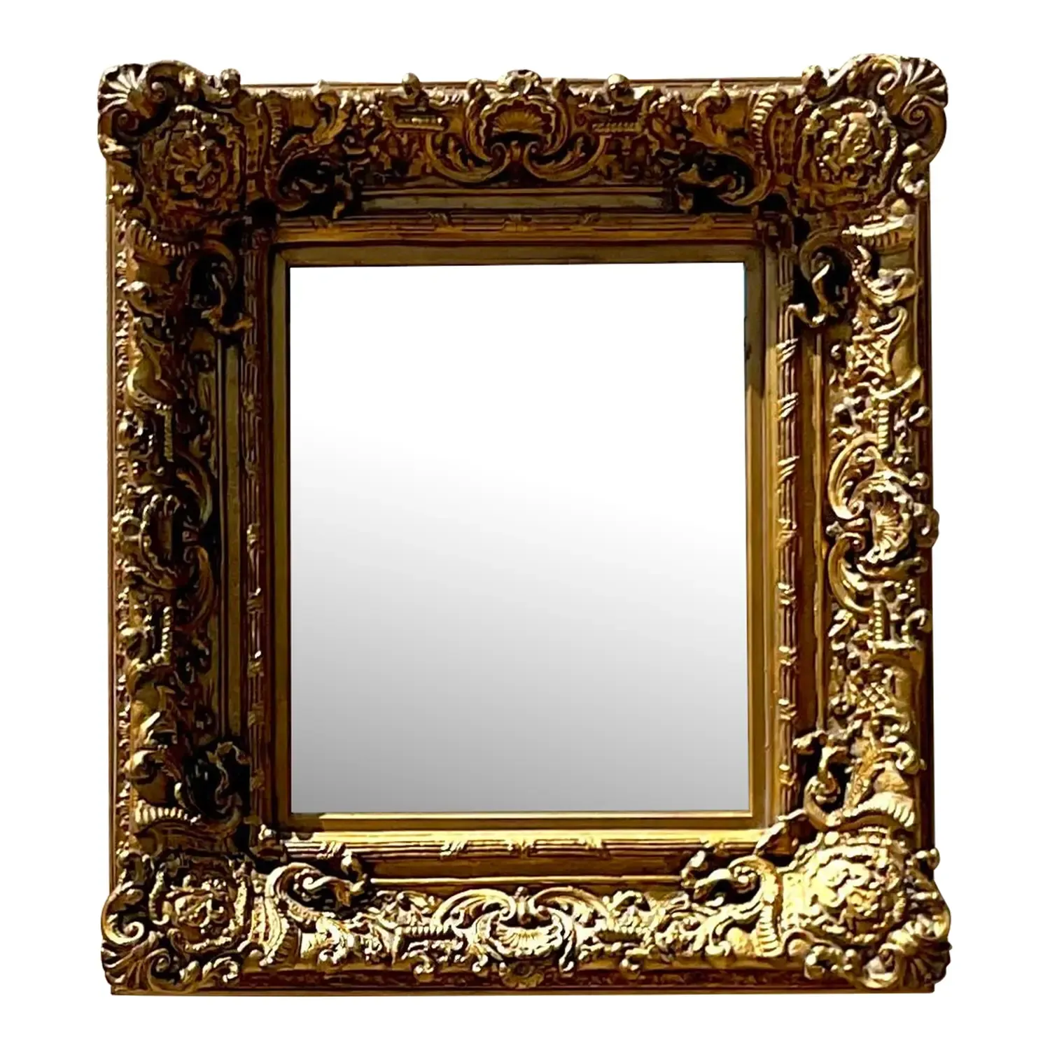 Vintage Regency Carved Gilt Wood Mirror
