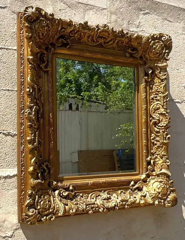 Vintage Regency Carved Gilt Wood Mirror — additional photo 3