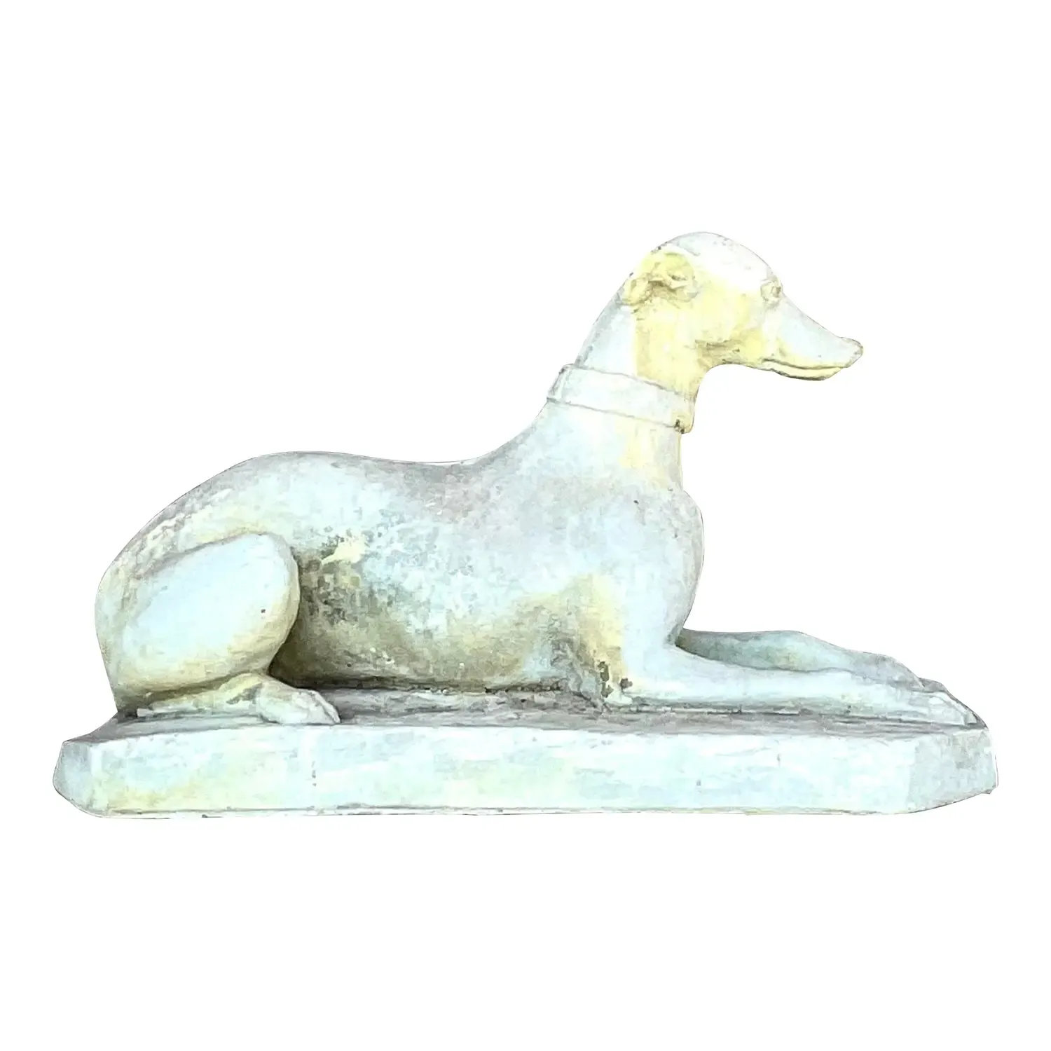 Vintage Regency Cast Cement Greyhound — additional photo 1