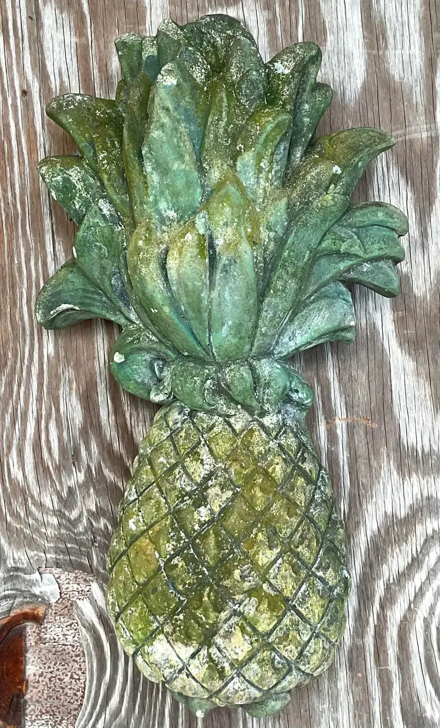 Vintage Regency Cast Concrete Pineapple