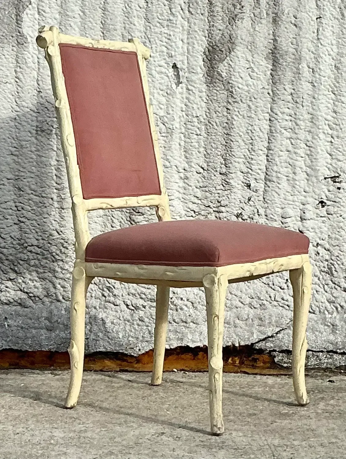 Vintage Regency Faux Bois Chair — additional photo 4