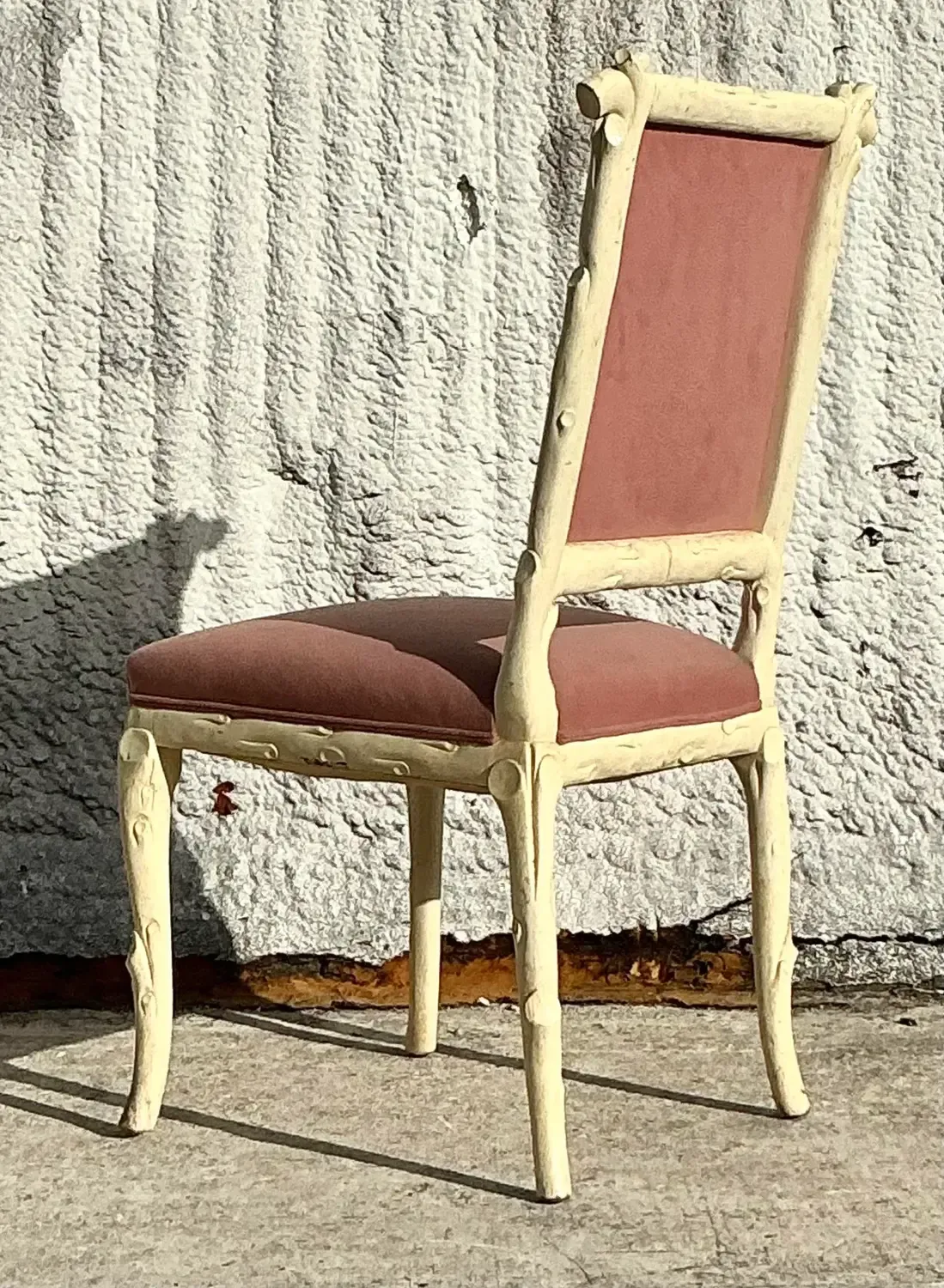Vintage Regency Faux Bois Chair — additional photo 5