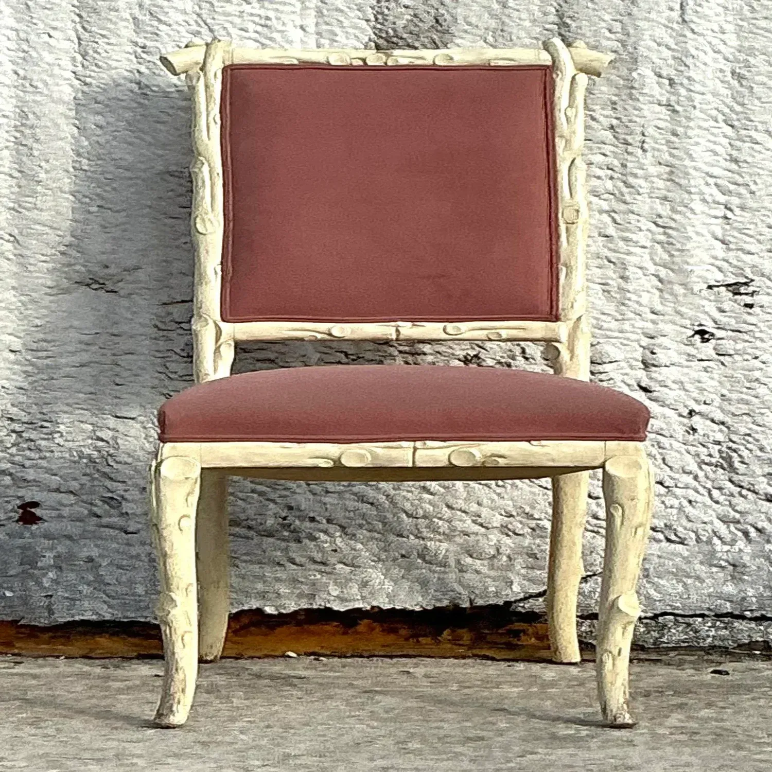 Vintage Regency Faux Bois Chair — additional photo 6