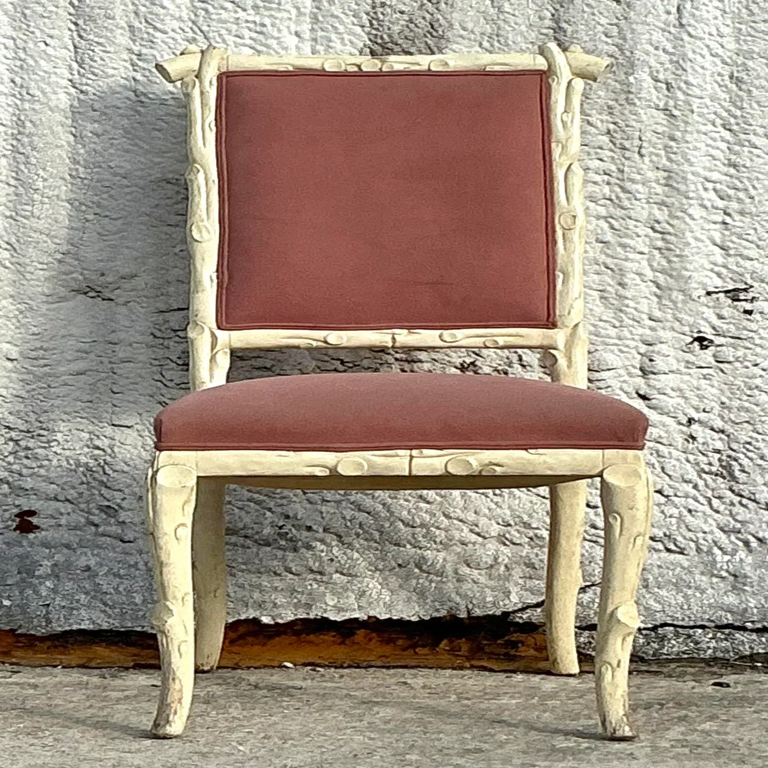 Vintage Regency Faux Bois Chair — additional photo 8