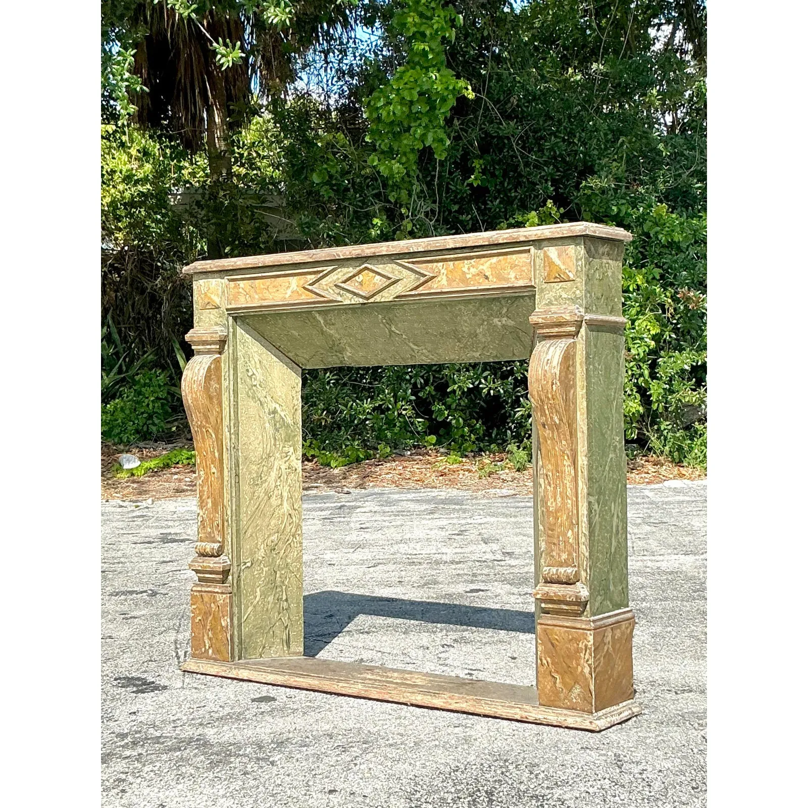 Vintage Regency Faux Finished Fireplace Surround — additional photo 3