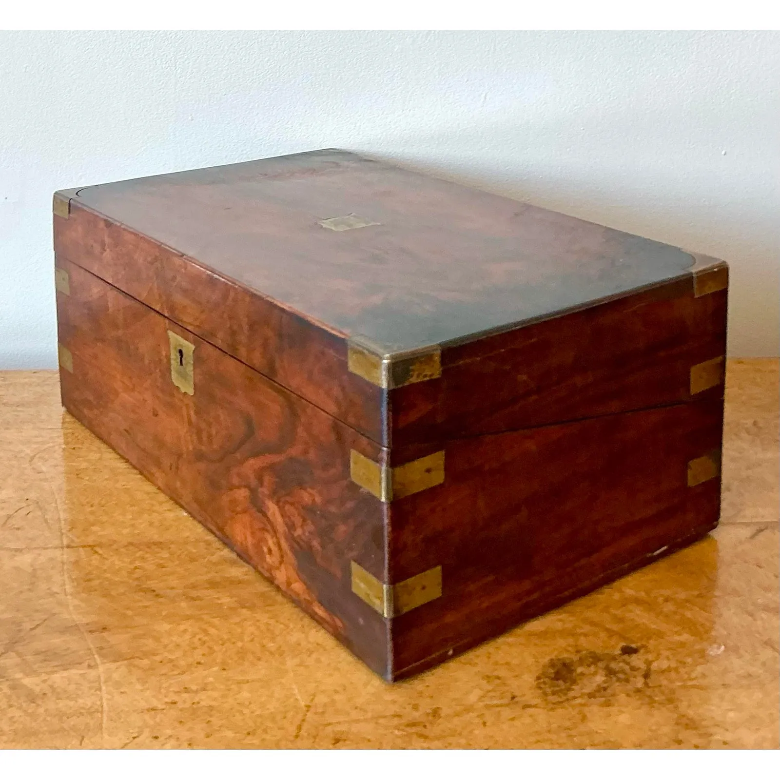 Vintage Regency Georgian Travelers Writing Desk — additional photo 1