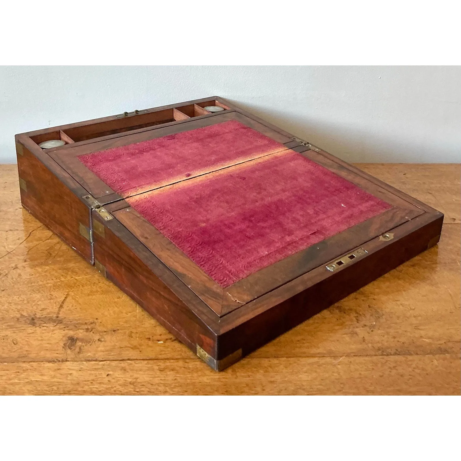 Vintage Regency Georgian Travelers Writing Desk — additional photo 3