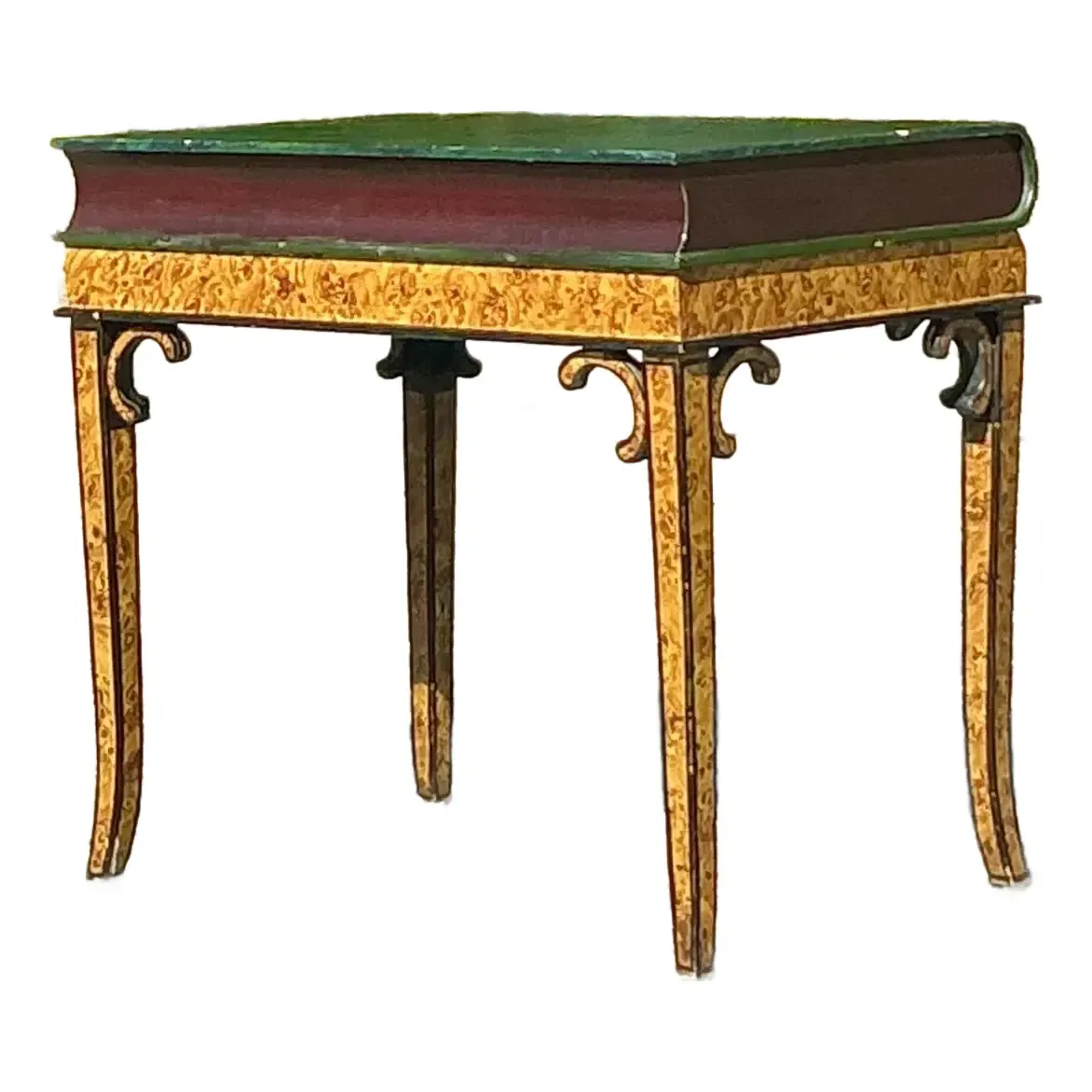 Vintage Regency Giant Book Side Table
