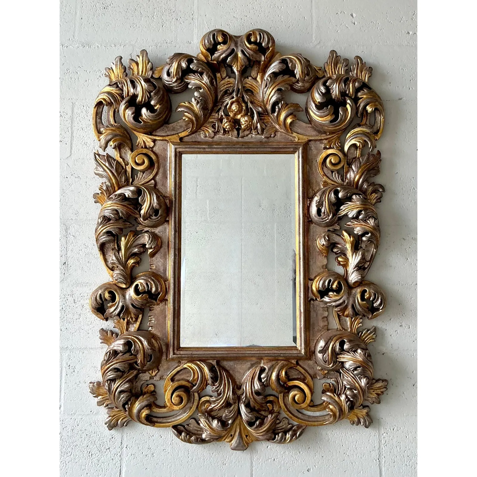 Vintage Regency Gilt Scroll Mirror — additional photo 5
