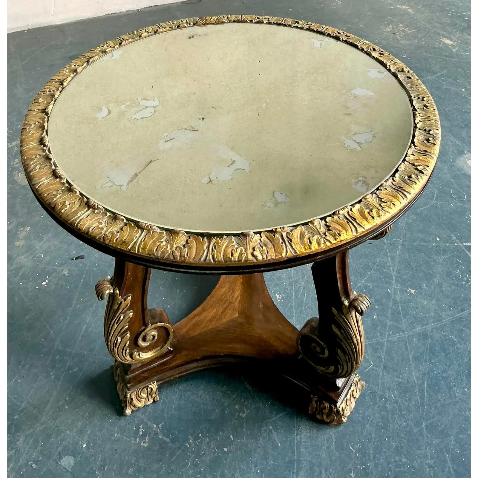 Vintage Regency Gilt Tipped Side Table — additional photo 3