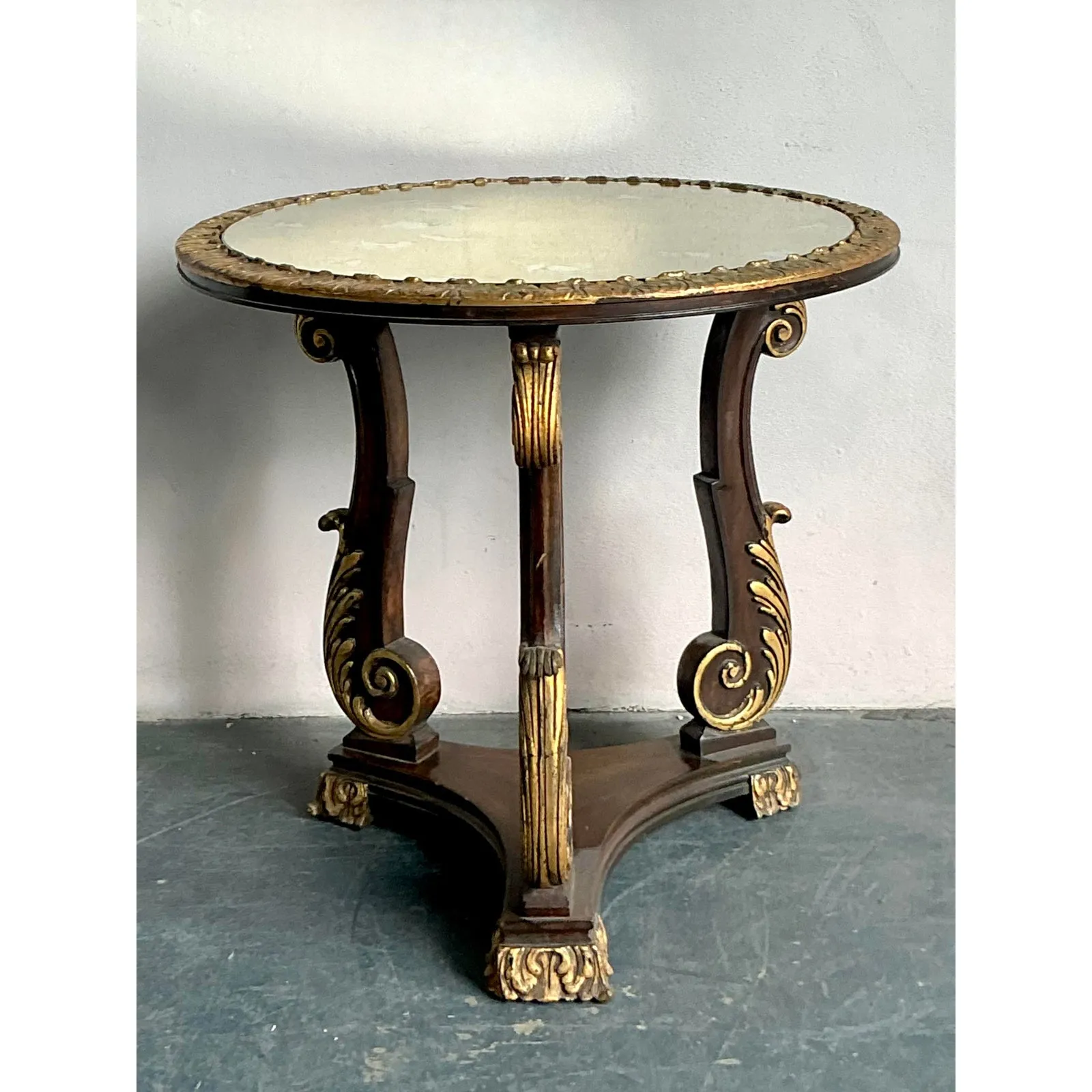 Vintage Regency Gilt Tipped Side Table — additional photo 6