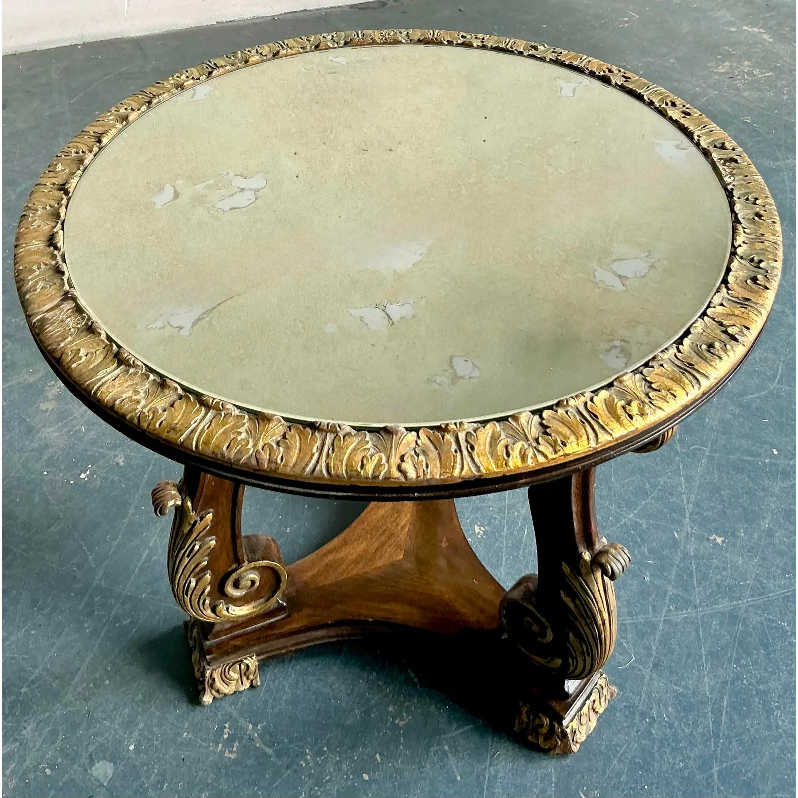 Vintage Regency Gilt Tipped Side Table — additional photo 7