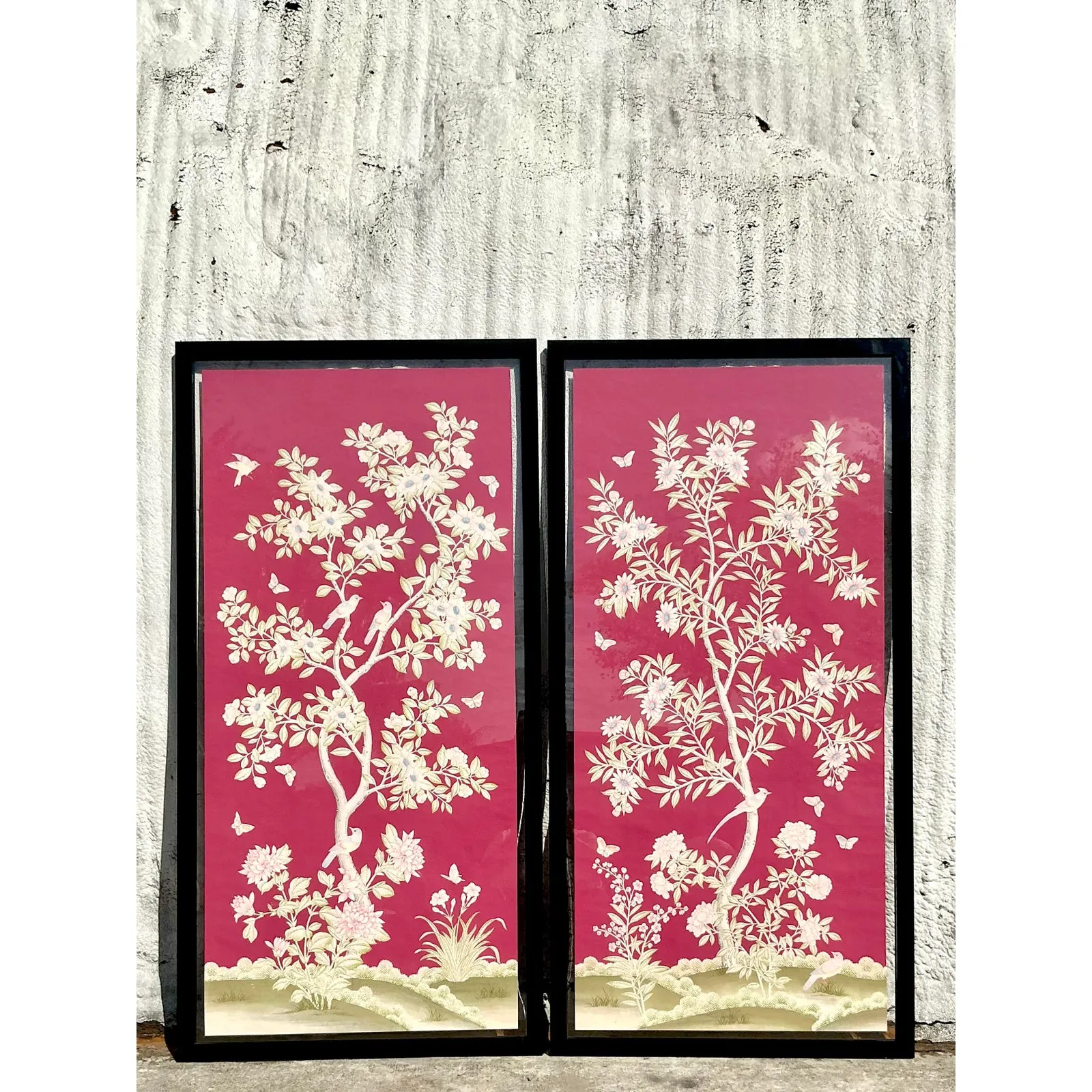 Vintage Regency Gracie Paper Panels - A Pair — additional photo 5