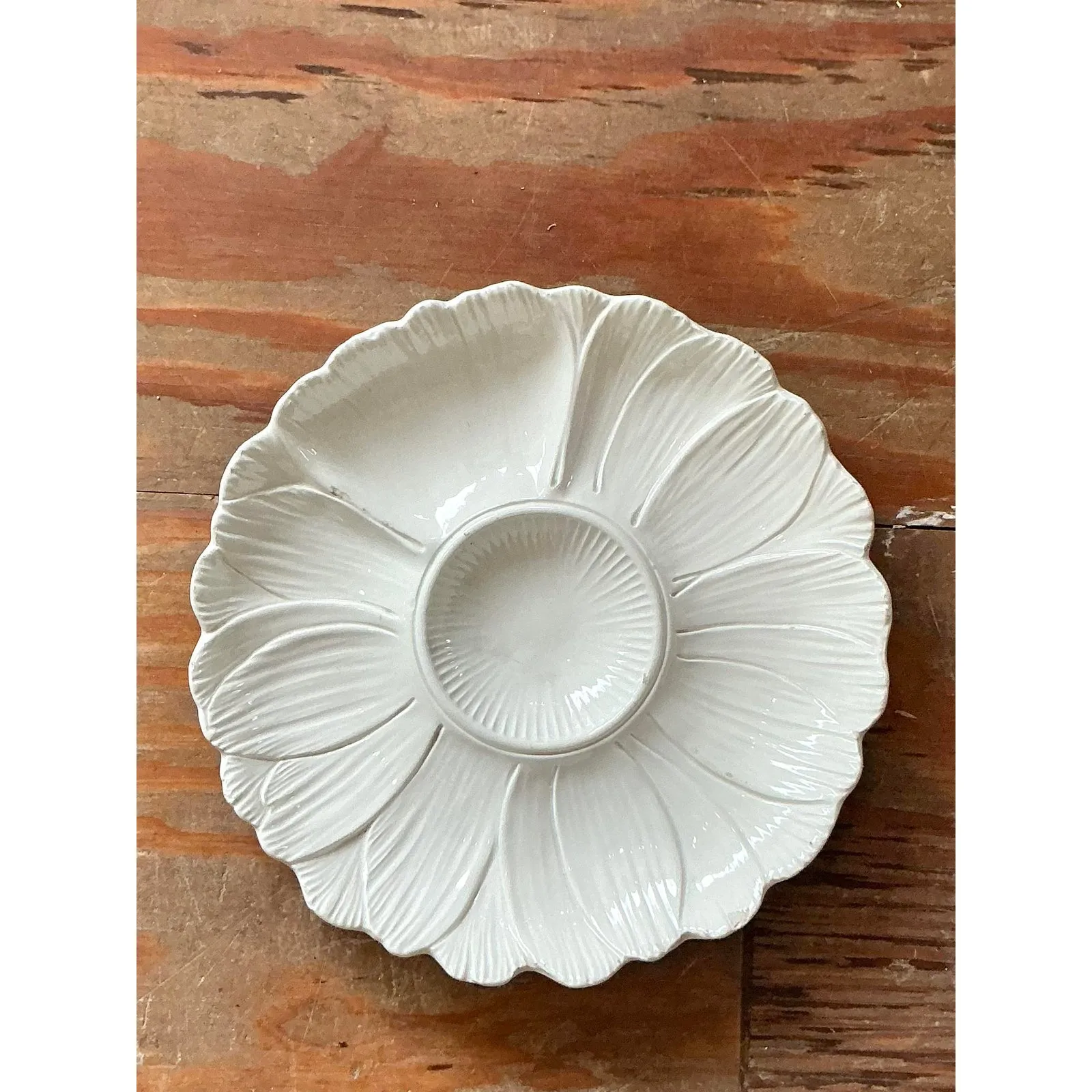 Vintage Regency Italian Glazed Ceramic Luncheon Plates - Set of 6 — additional photo 6