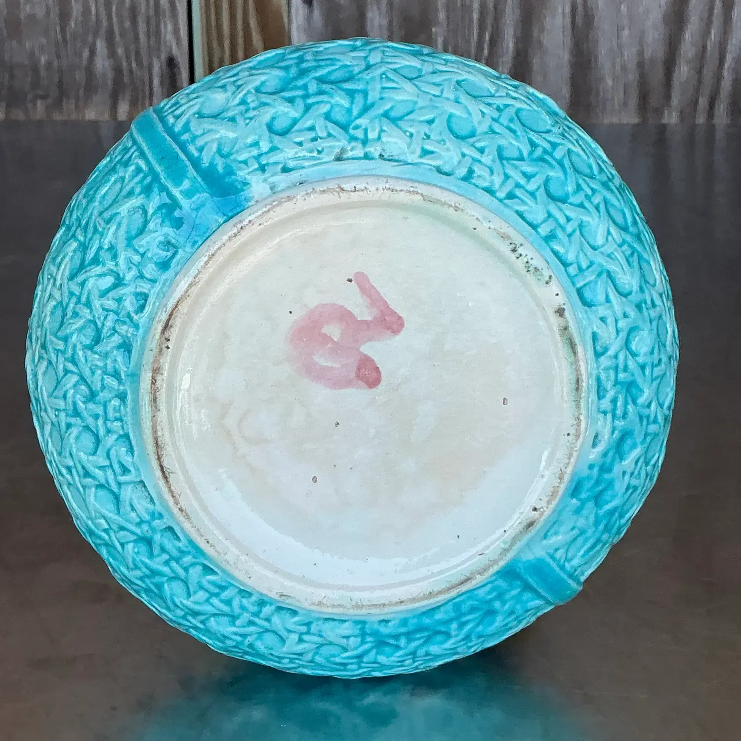 Vintage Regency Majolica Birds Vase Pitcher — additional photo 6