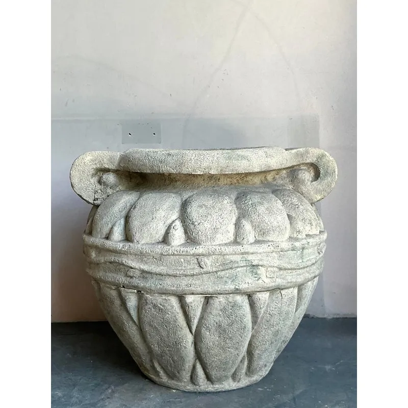  Vintage Regency Monumental Fiberglass Planter — additional photo 5