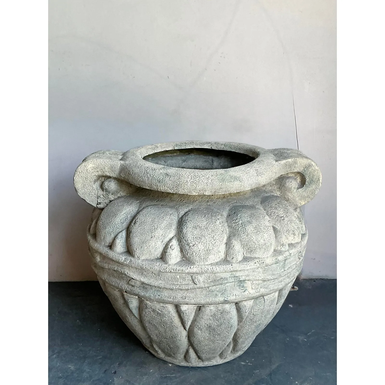  Vintage Regency Monumental Fiberglass Planter — additional photo 7