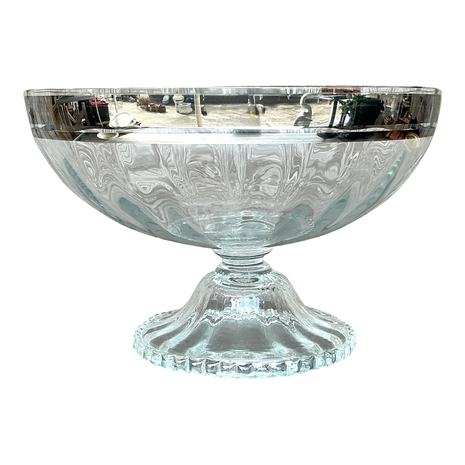 Vintage Regency Monumental Silver Centerpiece Bowl — additional photo 3