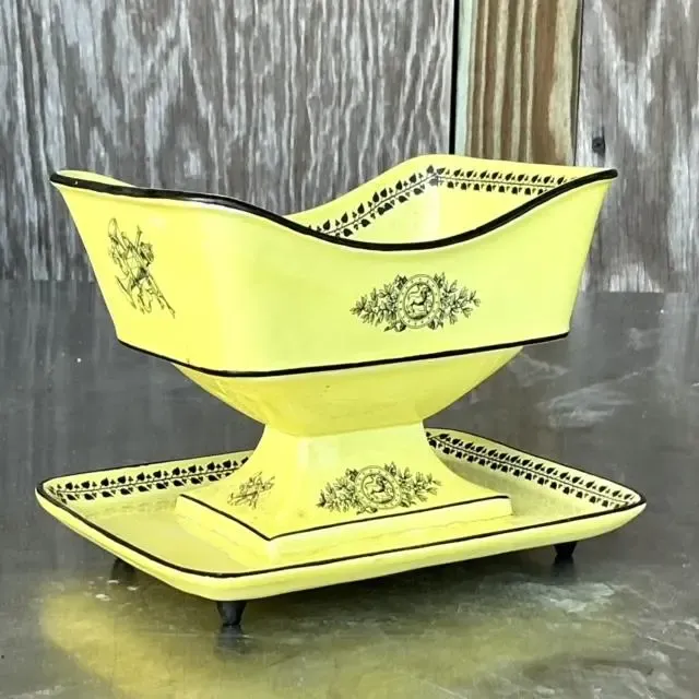 Vintage Regency Mottahedah for Creil Bowl — additional photo 2