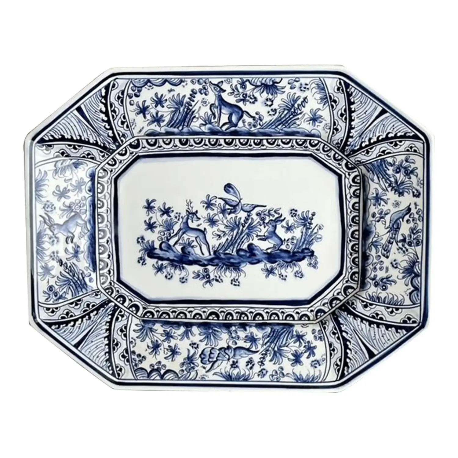 Vintage Regency Portuguese Hand Painted Platter — additional photo 1