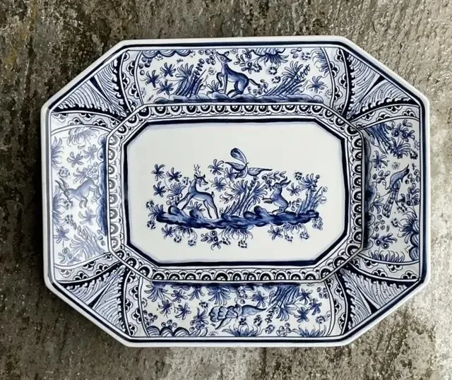 Vintage Regency Portuguese Hand Painted Platter — additional photo 5