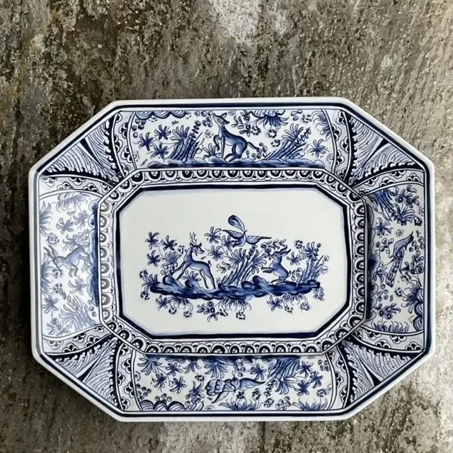 Vintage Regency Portuguese Hand Painted Platter — additional photo 6