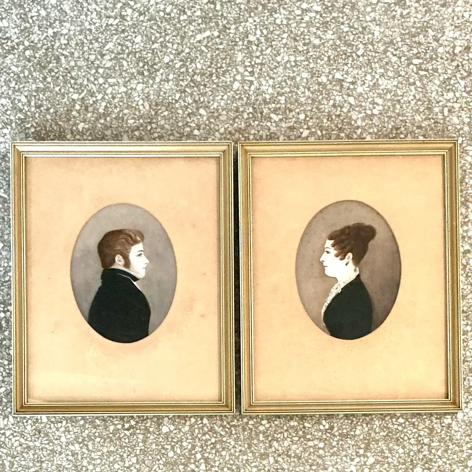 Vintage Regency Profile Portraits on Paper — additional photo 3