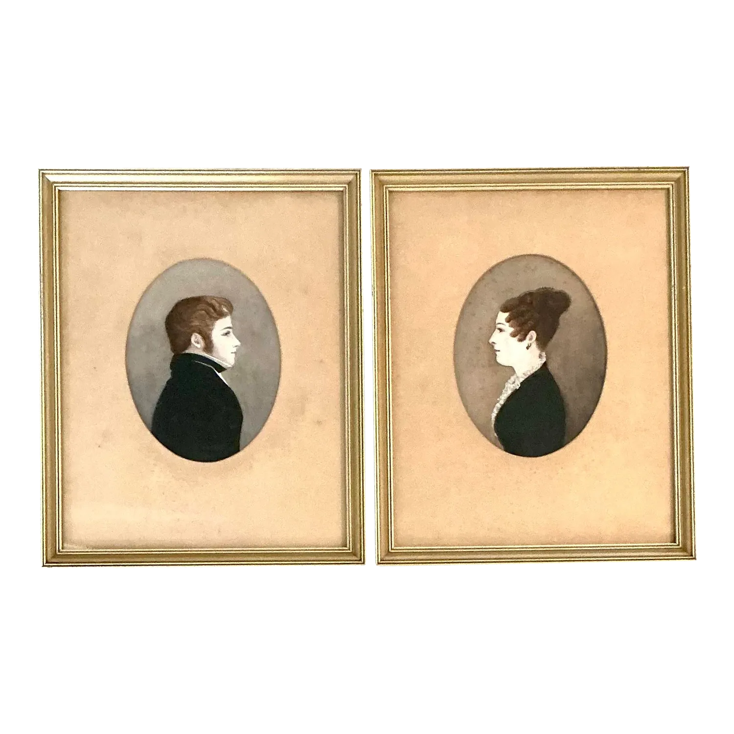 Vintage Regency Profile Portraits on Paper — additional photo 4