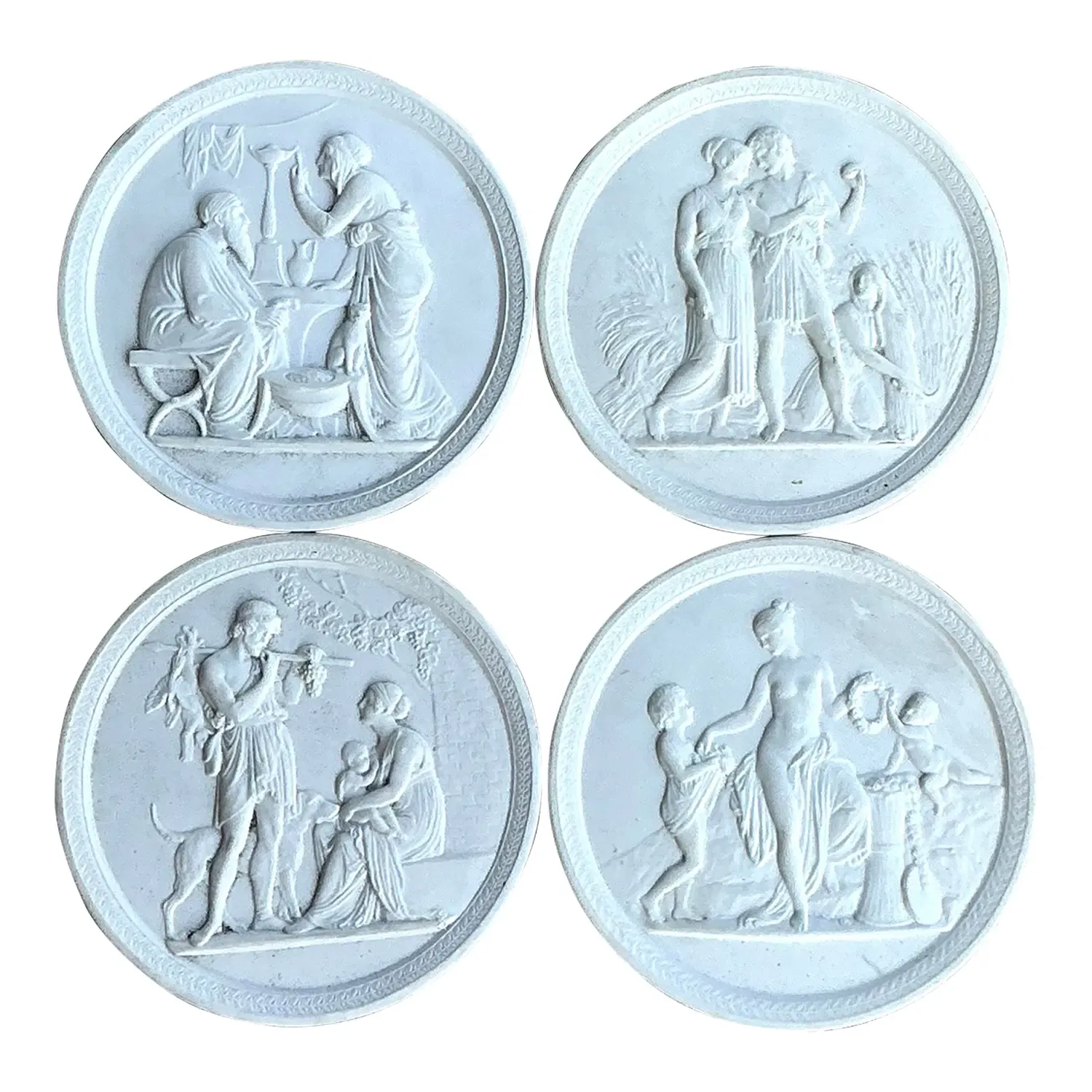Vintage Regency Royal Copenhagen Bisque Taglio - Set of 4 — additional photo 1