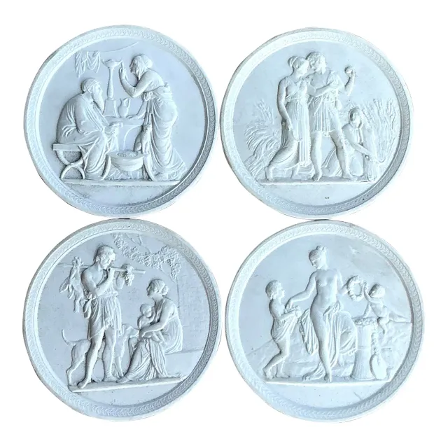 Vintage Regency Royal Copenhagen Bisque Taglio - Set of 4 — additional photo 1