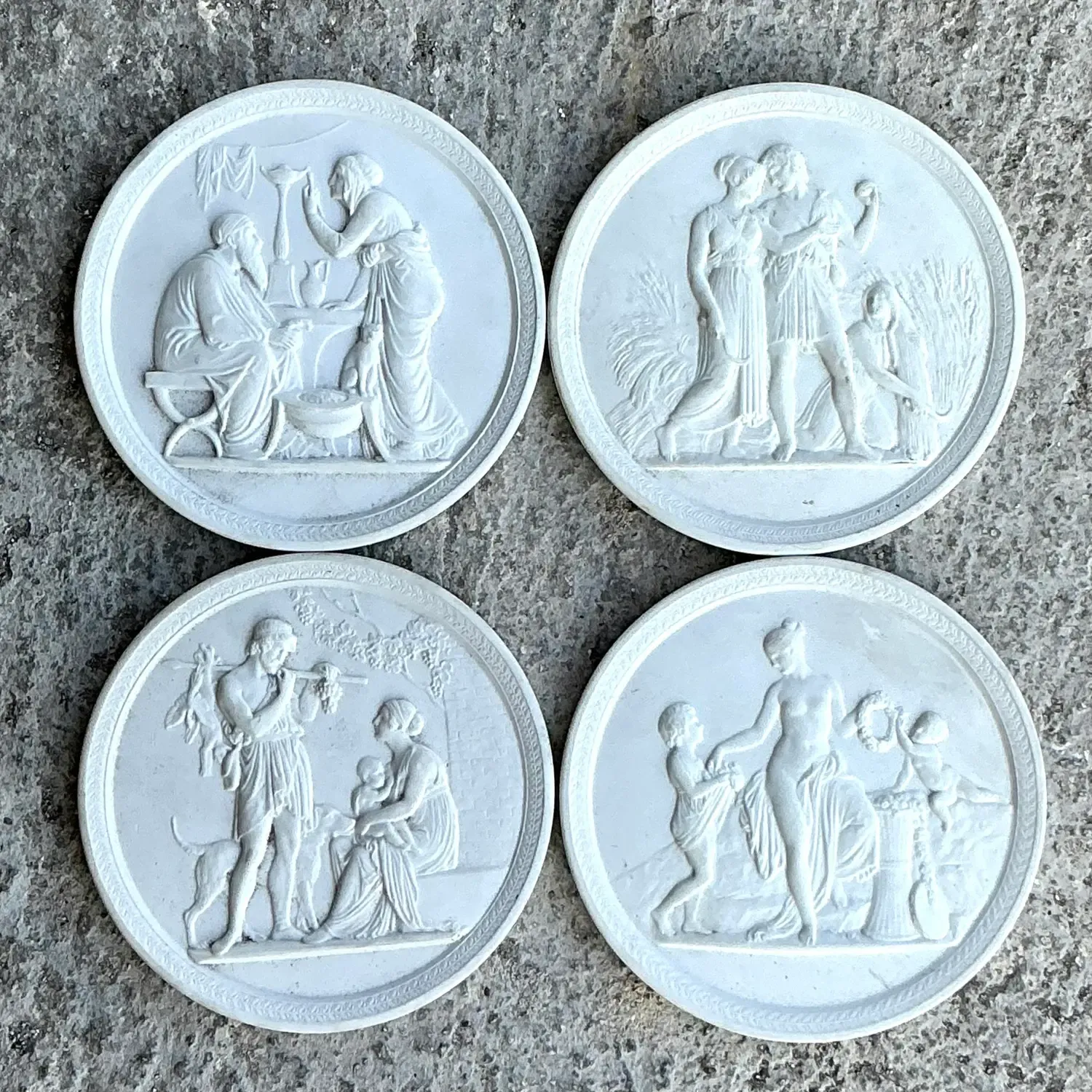 Vintage Regency Royal Copenhagen Bisque Taglio - Set of 4 — additional photo 2