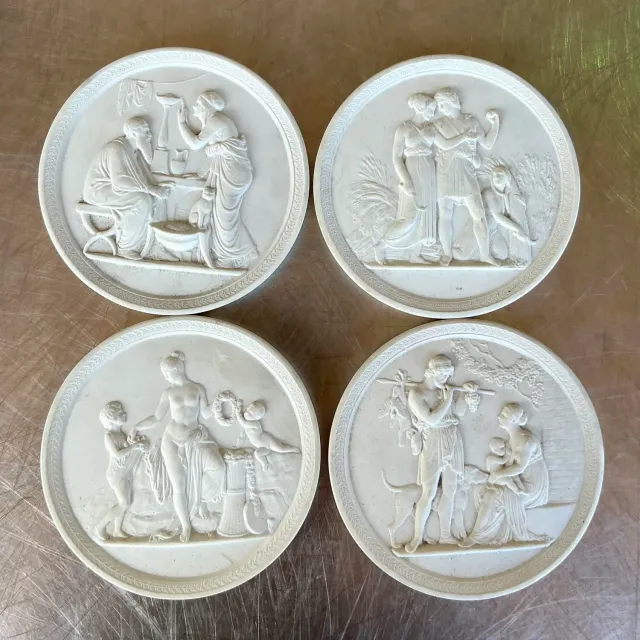 Vintage Regency Royal Copenhagen Bisque Taglio - Set of 4 — additional photo 4