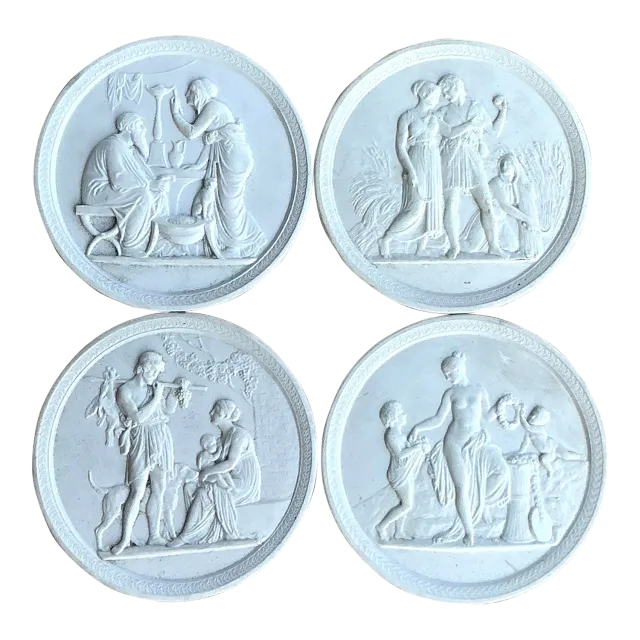 Vintage Regency Royal Copenhagen Bisque Taglio - Set of 4 — additional photo 5