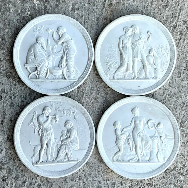 Vintage Regency Royal Copenhagen Bisque Taglio - Set of 4 — additional photo 7