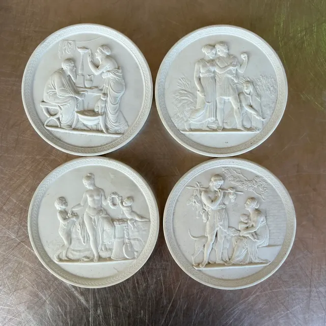 Vintage Regency Royal Copenhagen Bisque Taglio - Set of 4 — additional photo 8