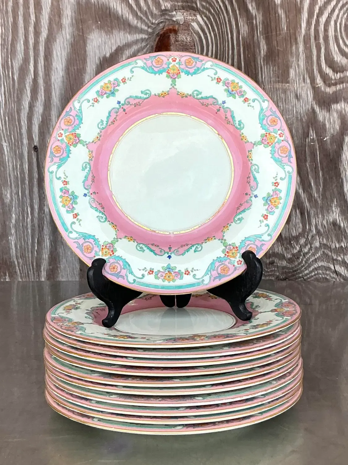 Vintage Regency Royal Doulton Dinner Plates - Set of 11 — additional photo 6