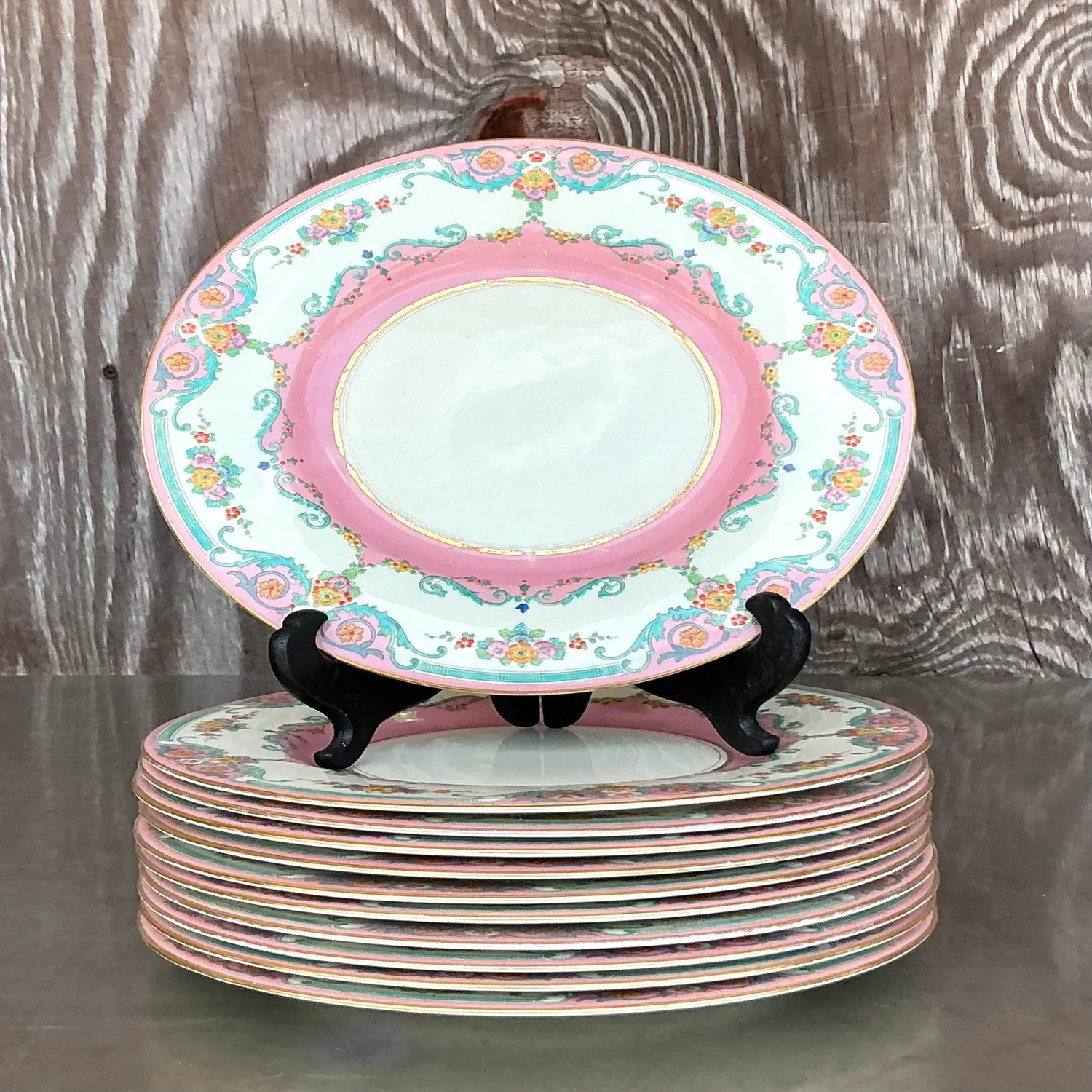Vintage Regency Royal Doulton Dinner Plates - Set of 11 — additional photo 8