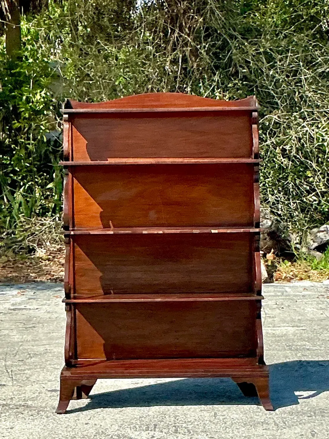 Vintage Regency Scroll Open Etagere — additional photo 4