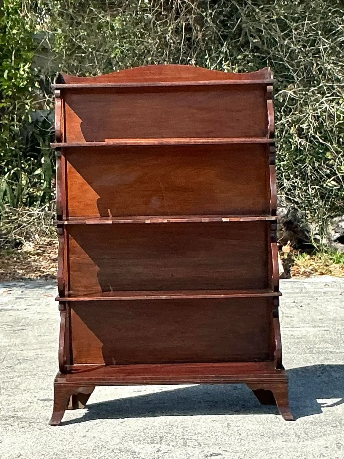 Vintage Regency Scroll Open Etagere — additional photo 6