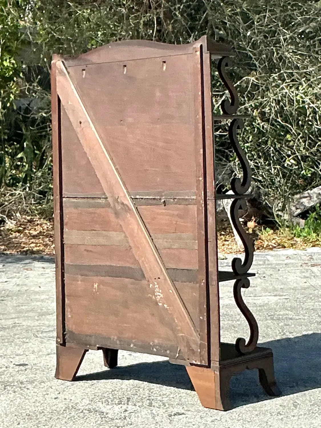 Vintage Regency Scroll Open Etagere — additional photo 8