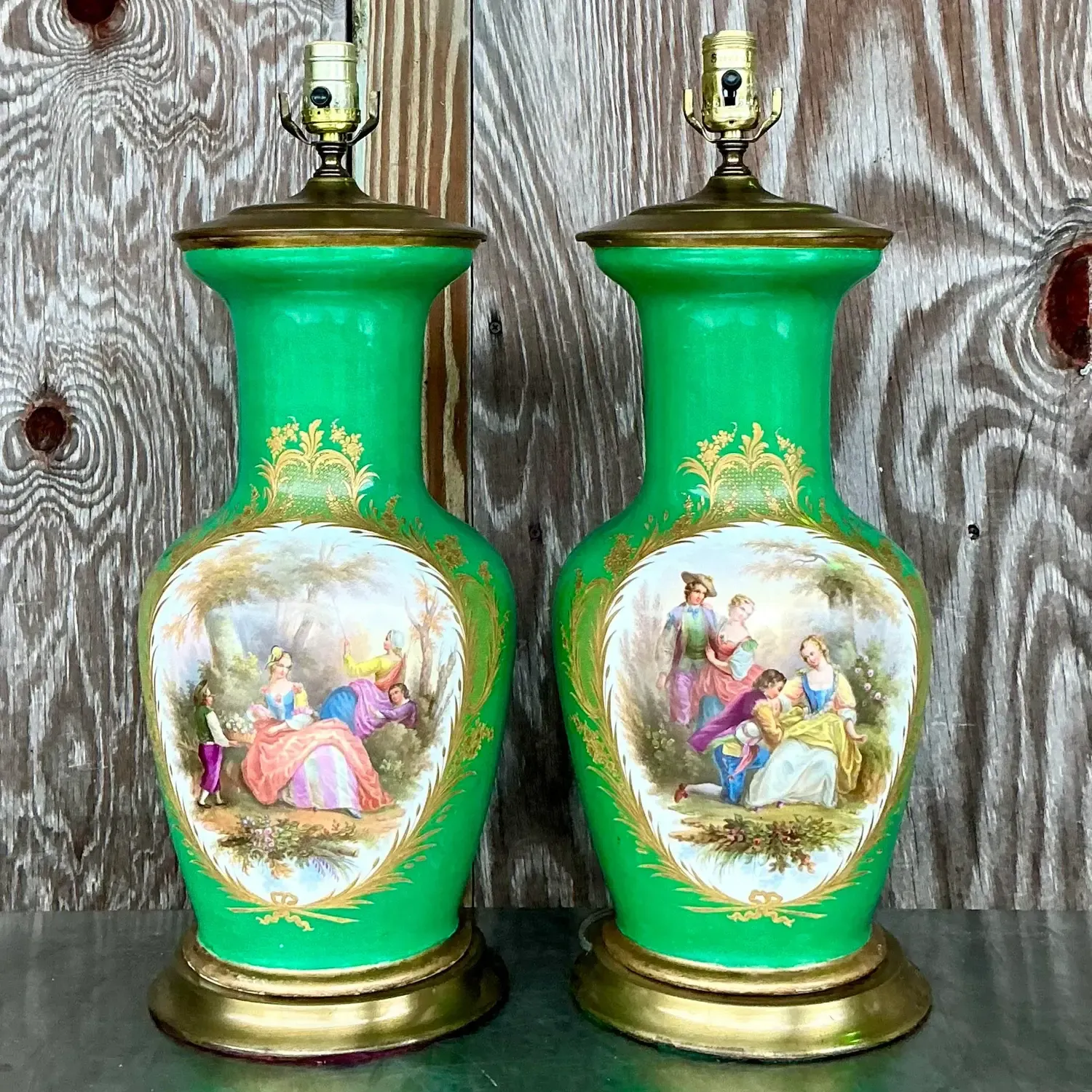 Vintage Regency Stiffel Figurative Lamps - a Pair — additional photo 2