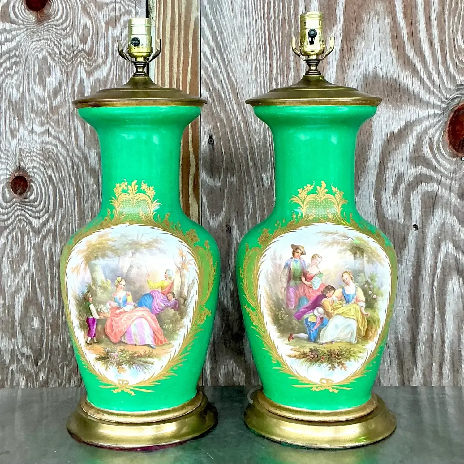 Vintage Regency Stiffel Figurative Lamps - a Pair — additional photo 3