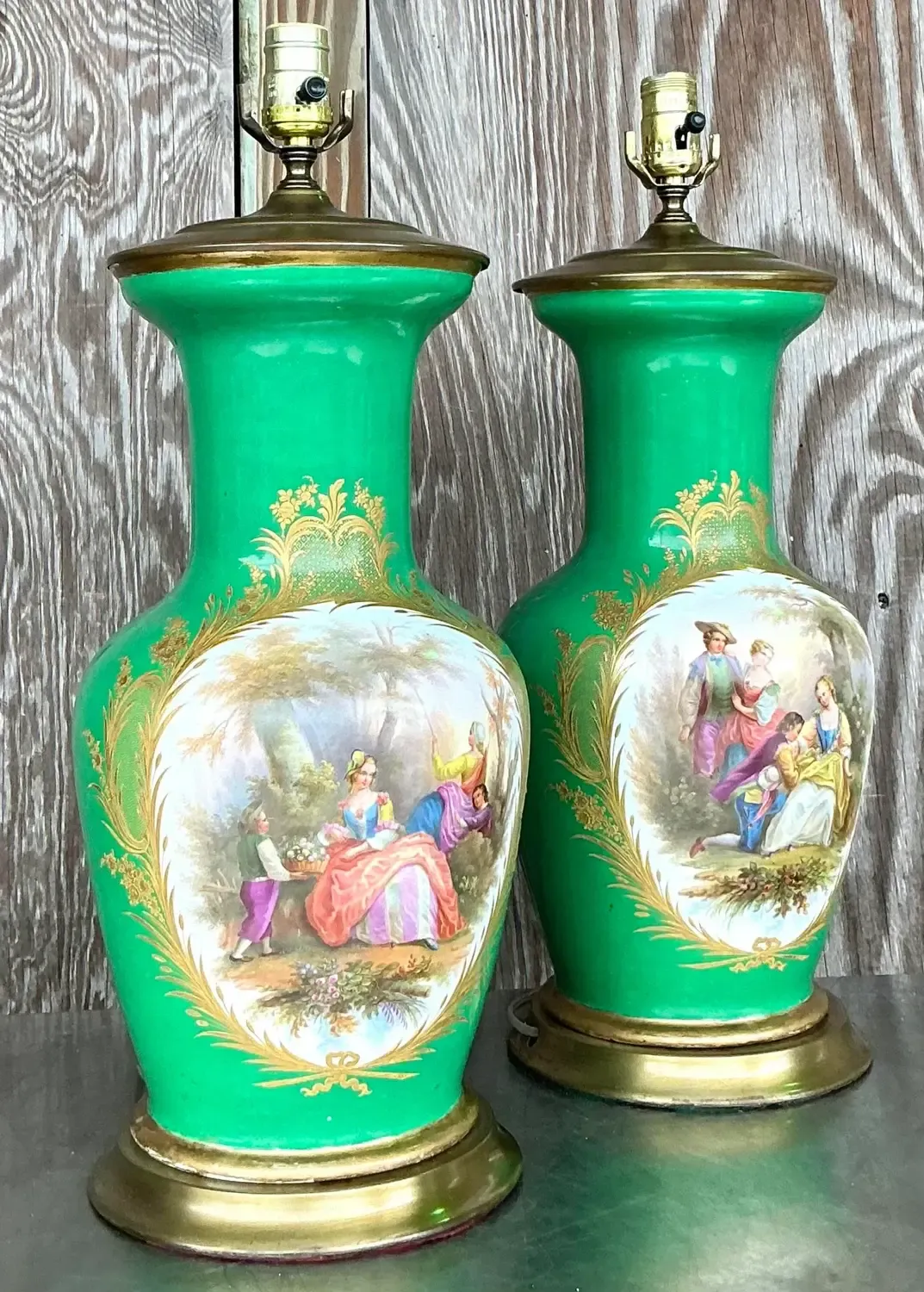 Vintage Regency Stiffel Figurative Lamps - a Pair — additional photo 5
