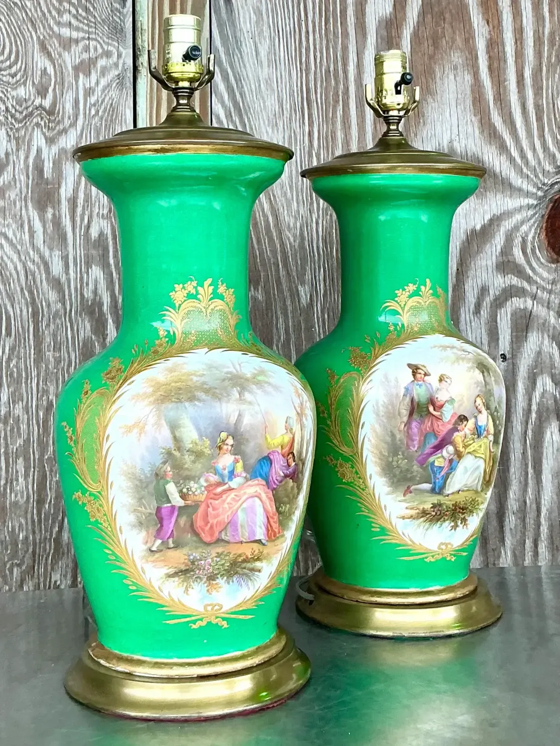 Vintage Regency Stiffel Figurative Lamps - a Pair — additional photo 6