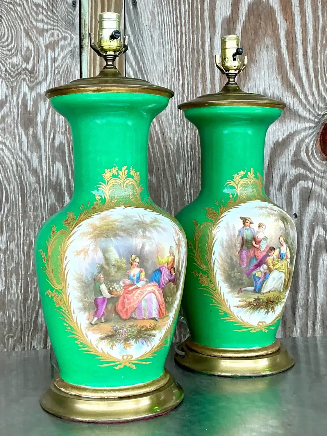 Vintage Regency Stiffel Figurative Lamps - a Pair — additional photo 7