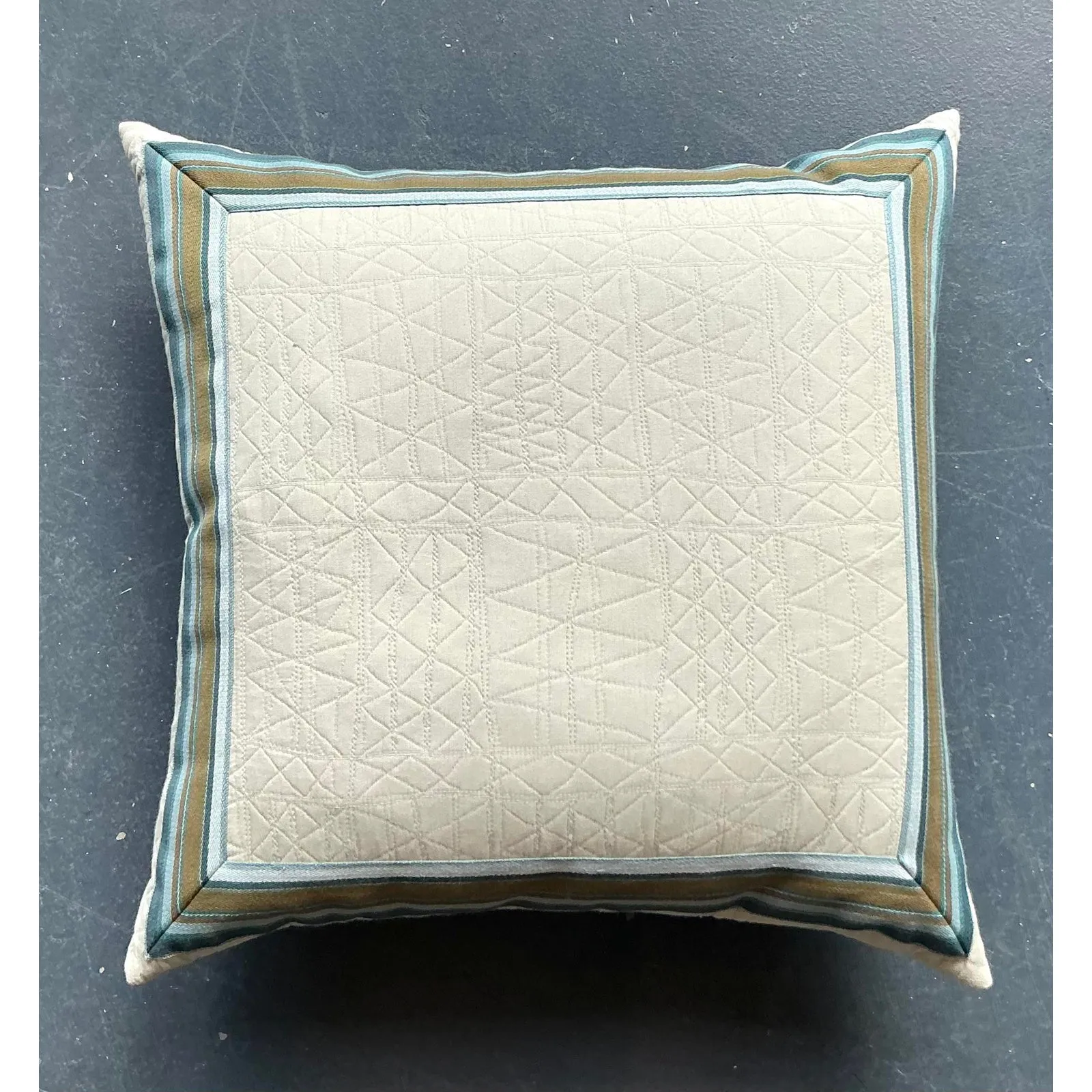 Vintage Regency Striped Throw Pillow — additional photo 5