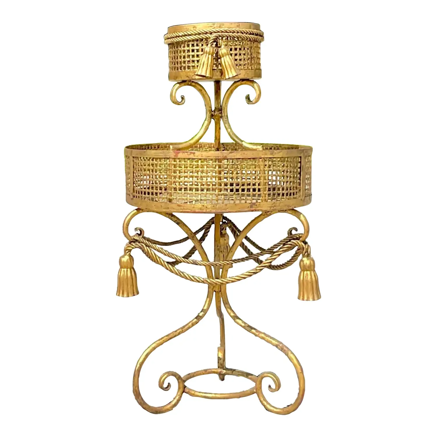 Vintage Regency Swag Plant Stand — additional photo 1